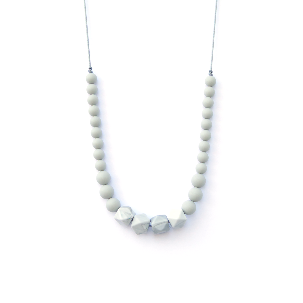 Loulou Lollipop Marble Silicone Teething Necklace