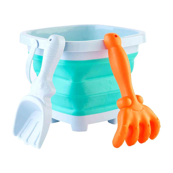 MUD PIE COLLAPSIBLE BUCKET SET- assorted colors