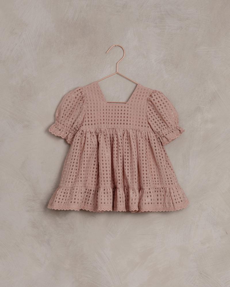 Noralee - Quinn Dress- Dusty Rose- Size 12M – Baby Go Round, Inc.