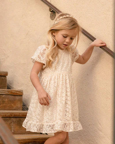 NORALEE QUINN DRESS | FLOWER EMBROIDERY