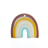 Loulou Lollipop Neutral Rainbow Silicone Teether