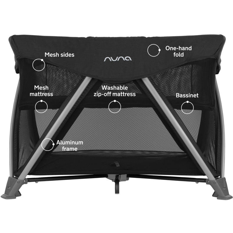 Nuna Sena Aire Playard with Zip Off Bassinet Baby Go Round Inc