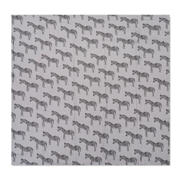 Oilo Swaddle Blanket | Zebra