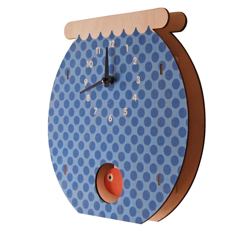 Modern Moose Pendulum Clock - Fishbowl