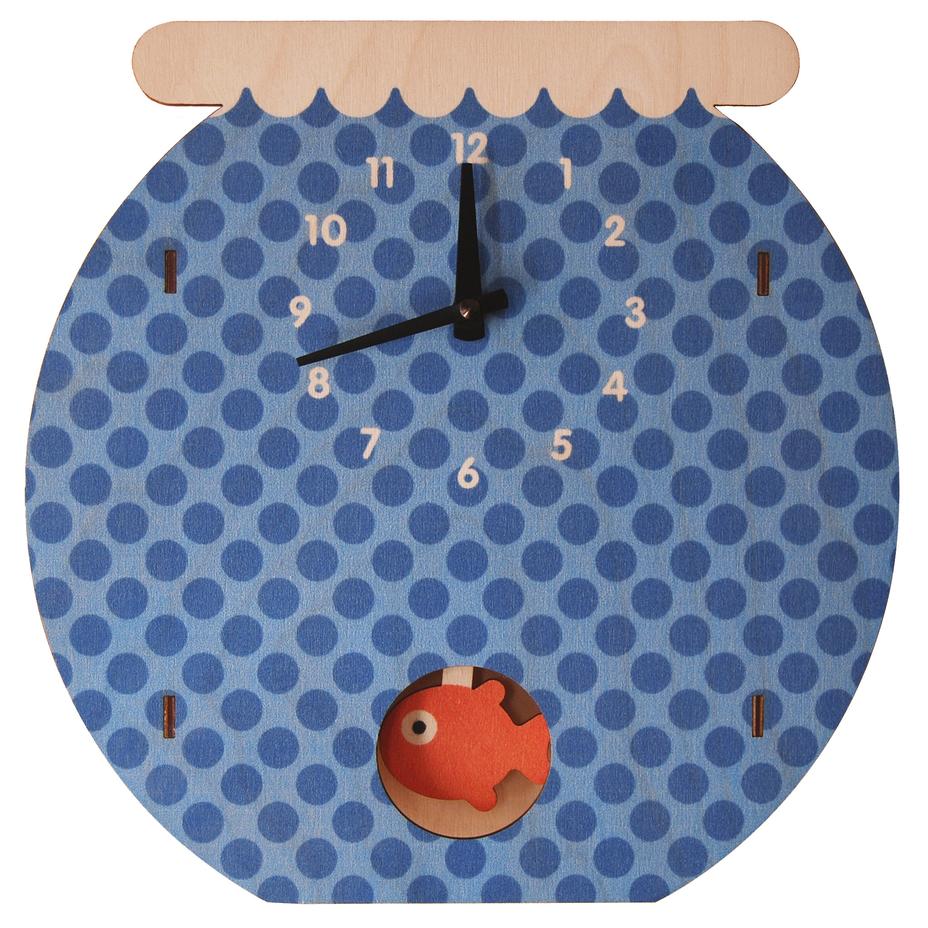 Modern Moose Pendulum Clock - Fishbowl