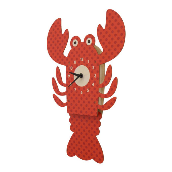 Modern Moose Pendulum Clock - Lobster