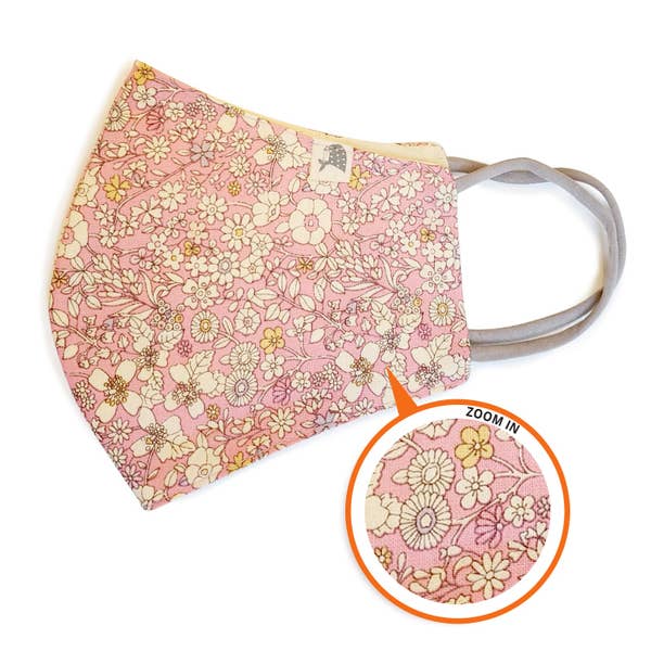 Reusable/washable Cotton Face Mask for kids and adults w/Elastic Ear Loops - Print