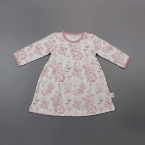 Long Sleeve Pricilla Gown - Mushroom Forest Pink