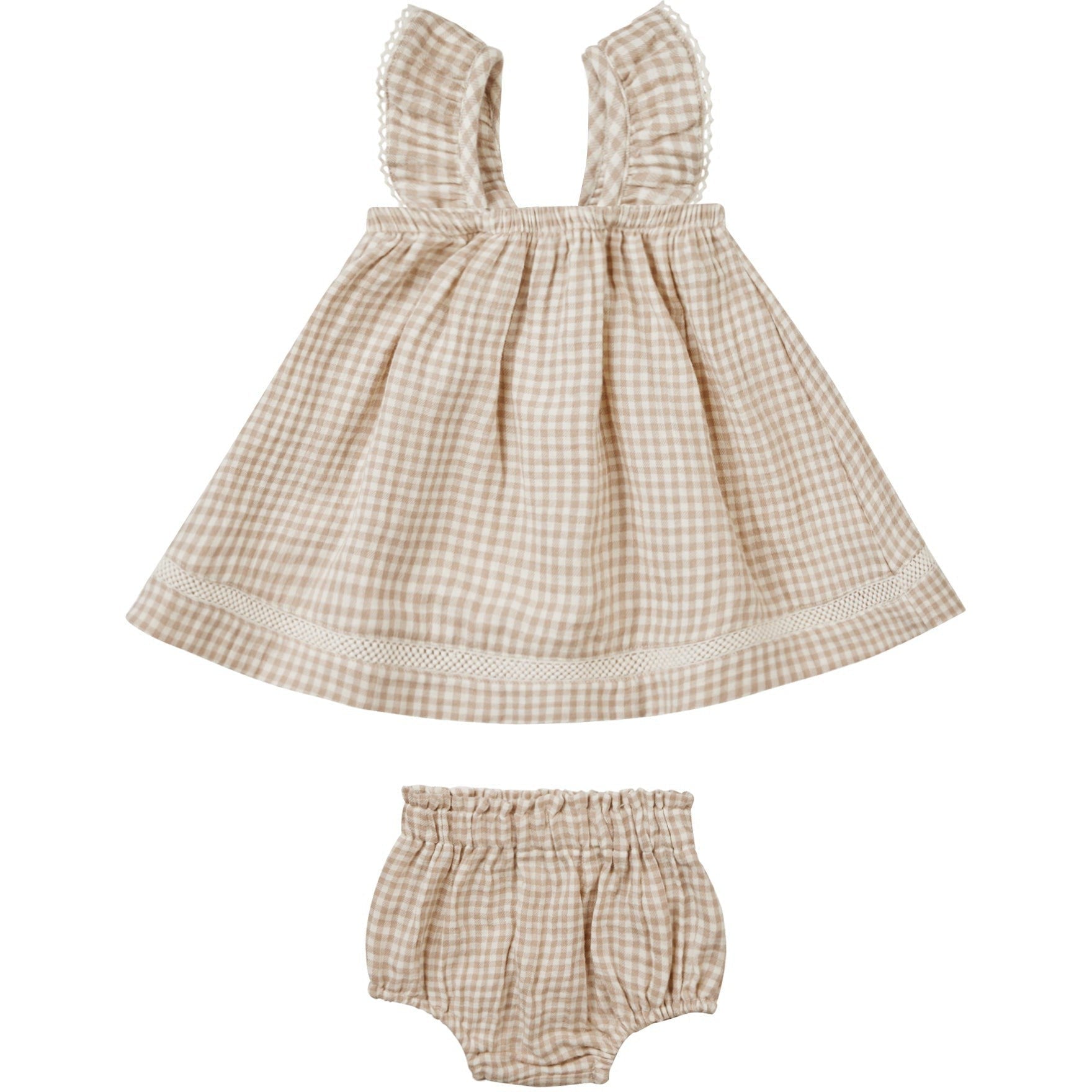fitted lace wedding dress Quincy Mae Sage Ribbed Tank Dress  Panda and Cub