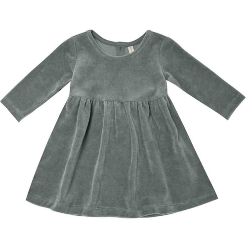 Quincy Mae Dusk Velour Long Dress