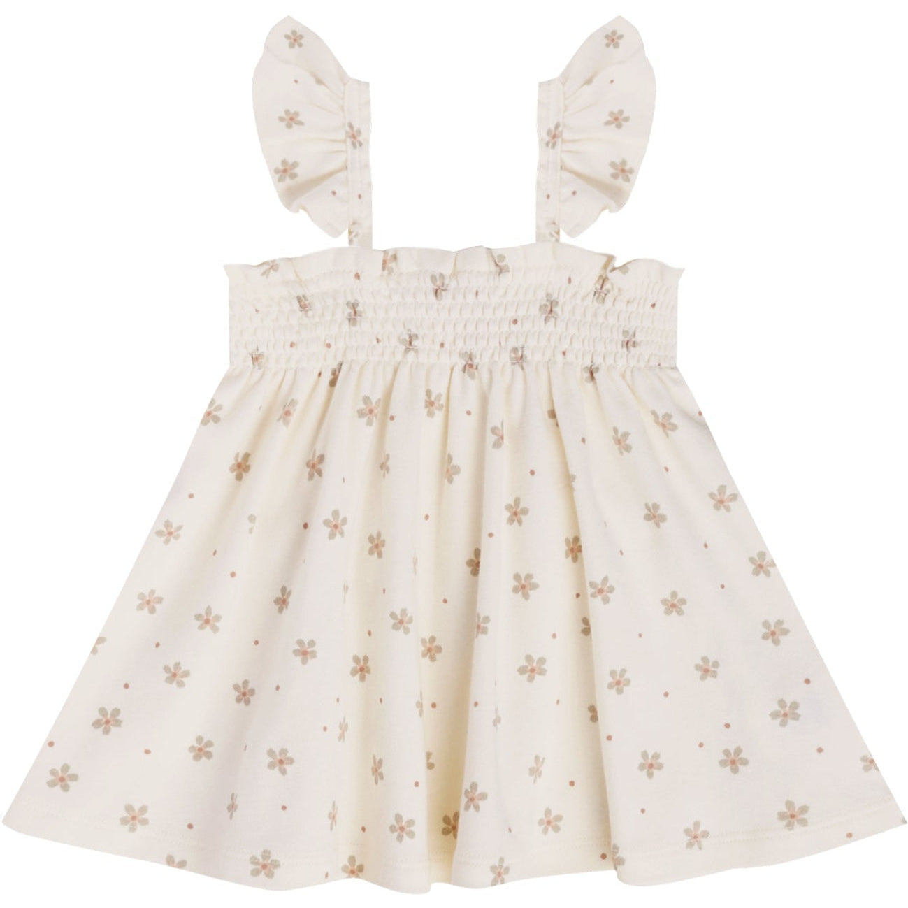 Quincy Mae Smocked Jersey Dress