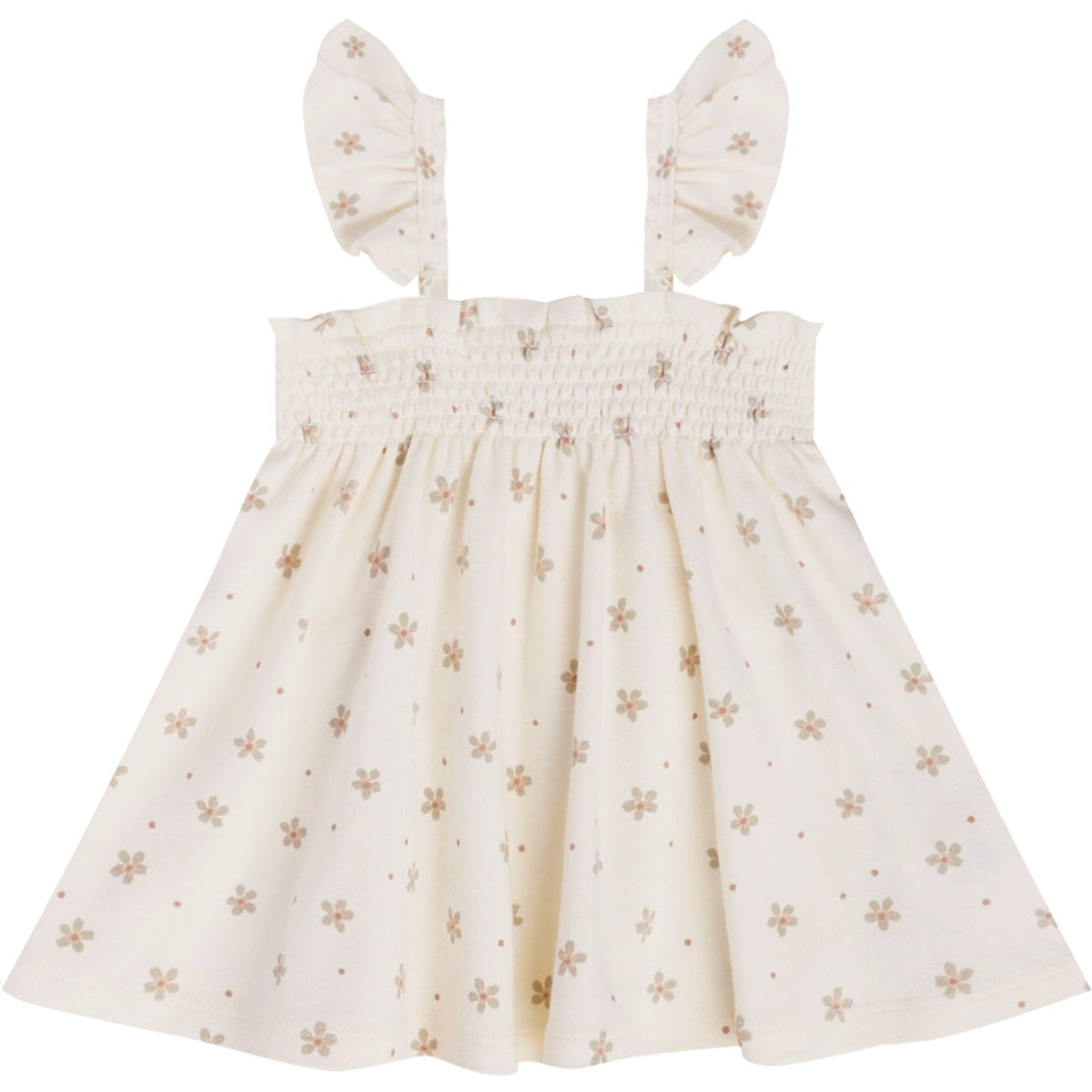 Quincy Mae Smocked Jersey Dress | Dotty Floral