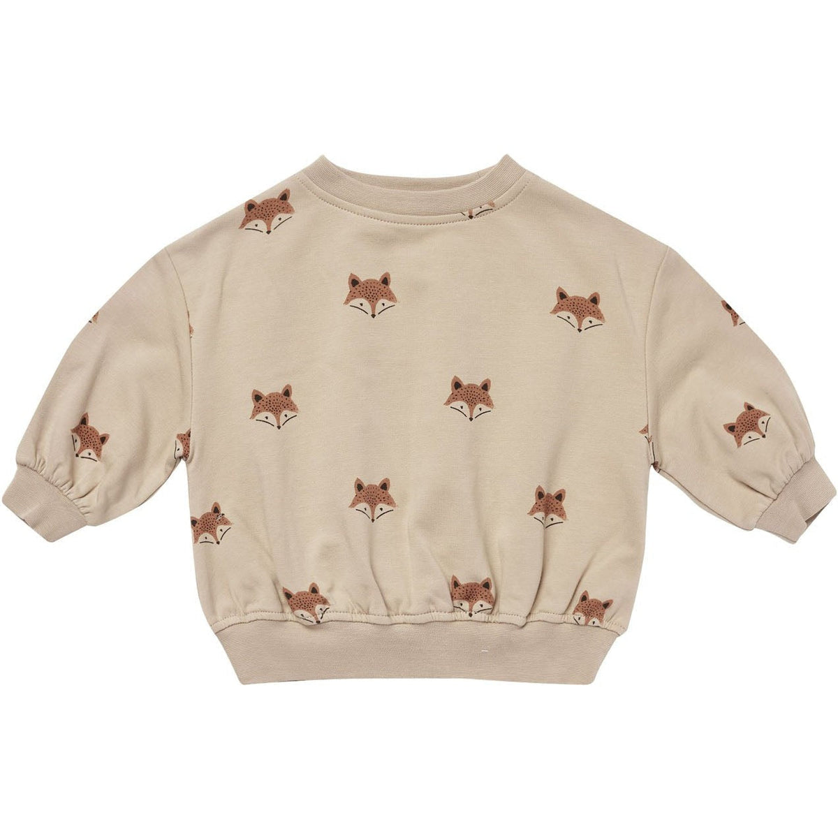 Quincy Mae Relaxed Fleece Sweatshirt || Foxes