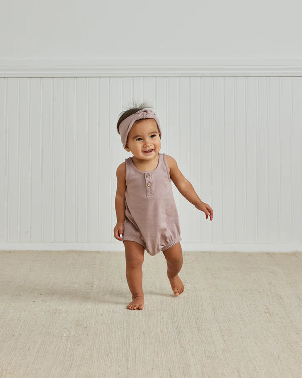 QUINCY MAE  sleeveless bubble romper | lilac