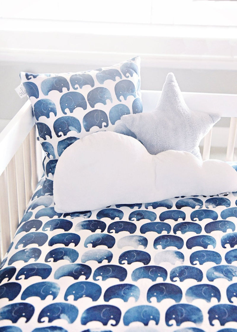 Oilo Elefant Jersey Quilted Pillow