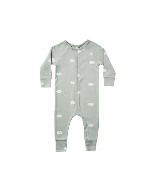 Long John Pajamas - Forest Stripe, Rylee + Cru