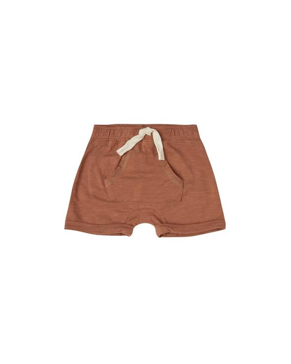 Rylee + Cru Front Pouch Short - Amber