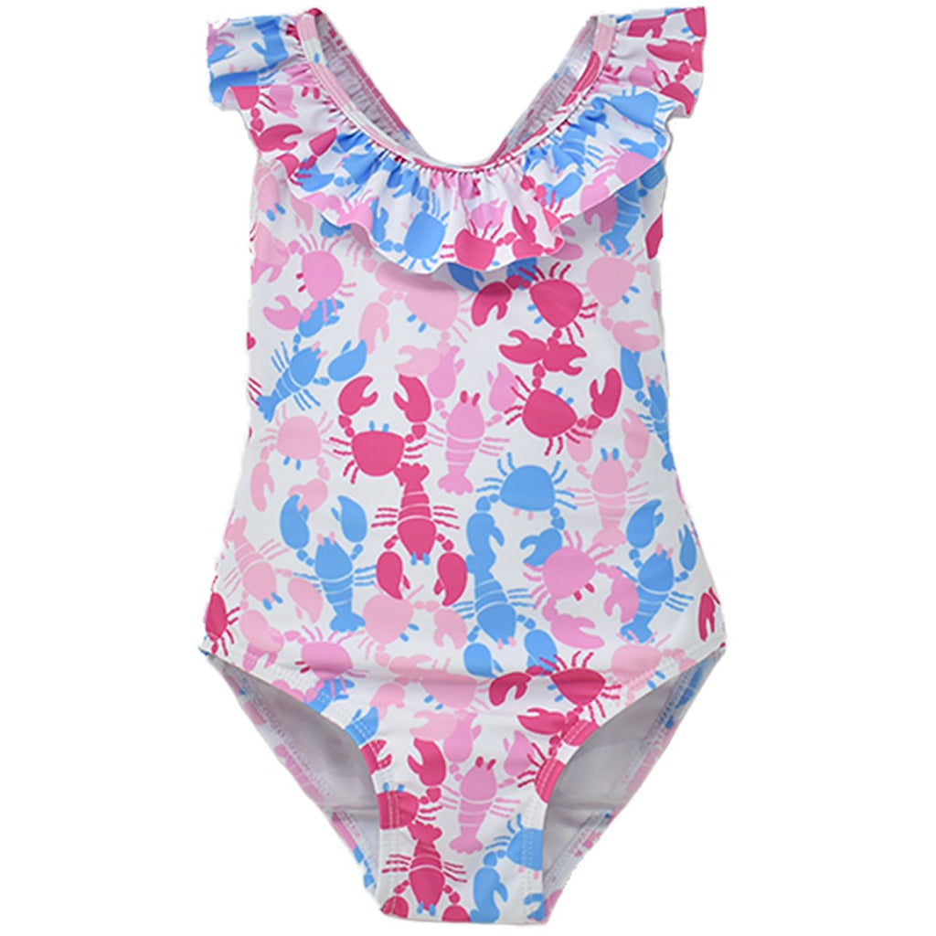 Flap Happy UPF 50+ Mindy Crossback Swimsuit - Pink Lobster