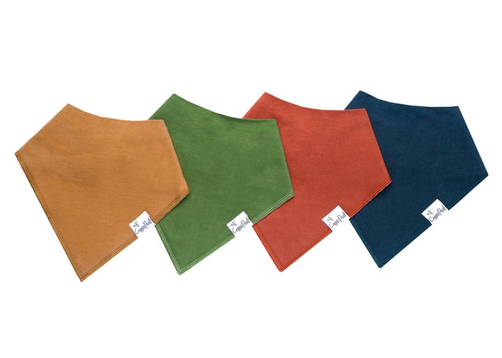 Copper pearl Bandana Bib 4 pack- Ridge