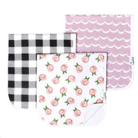 Copper Pearl Premium Burp Cloths - Rosie