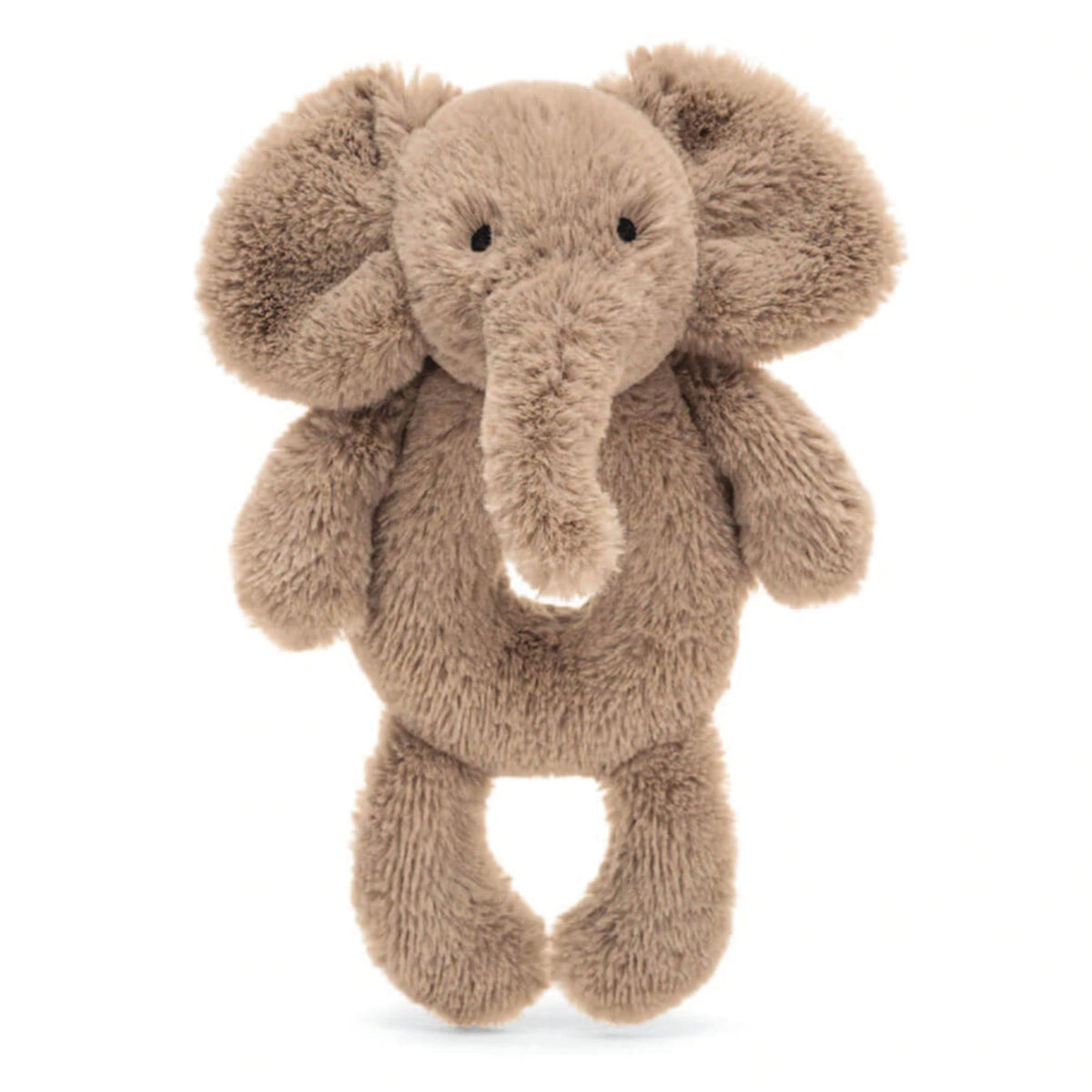 JELLYCAT RING RATTLE SMUDGE ELEPHANT