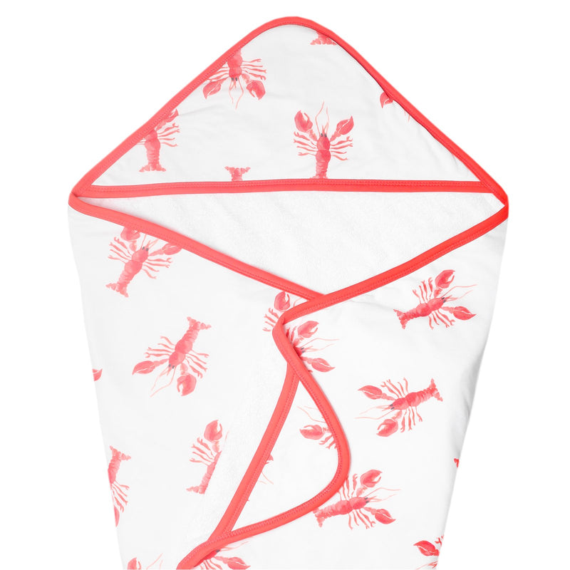 Luv Bug Co Hooded UPF 50+Sunscreen Towel - Mermaid Tail