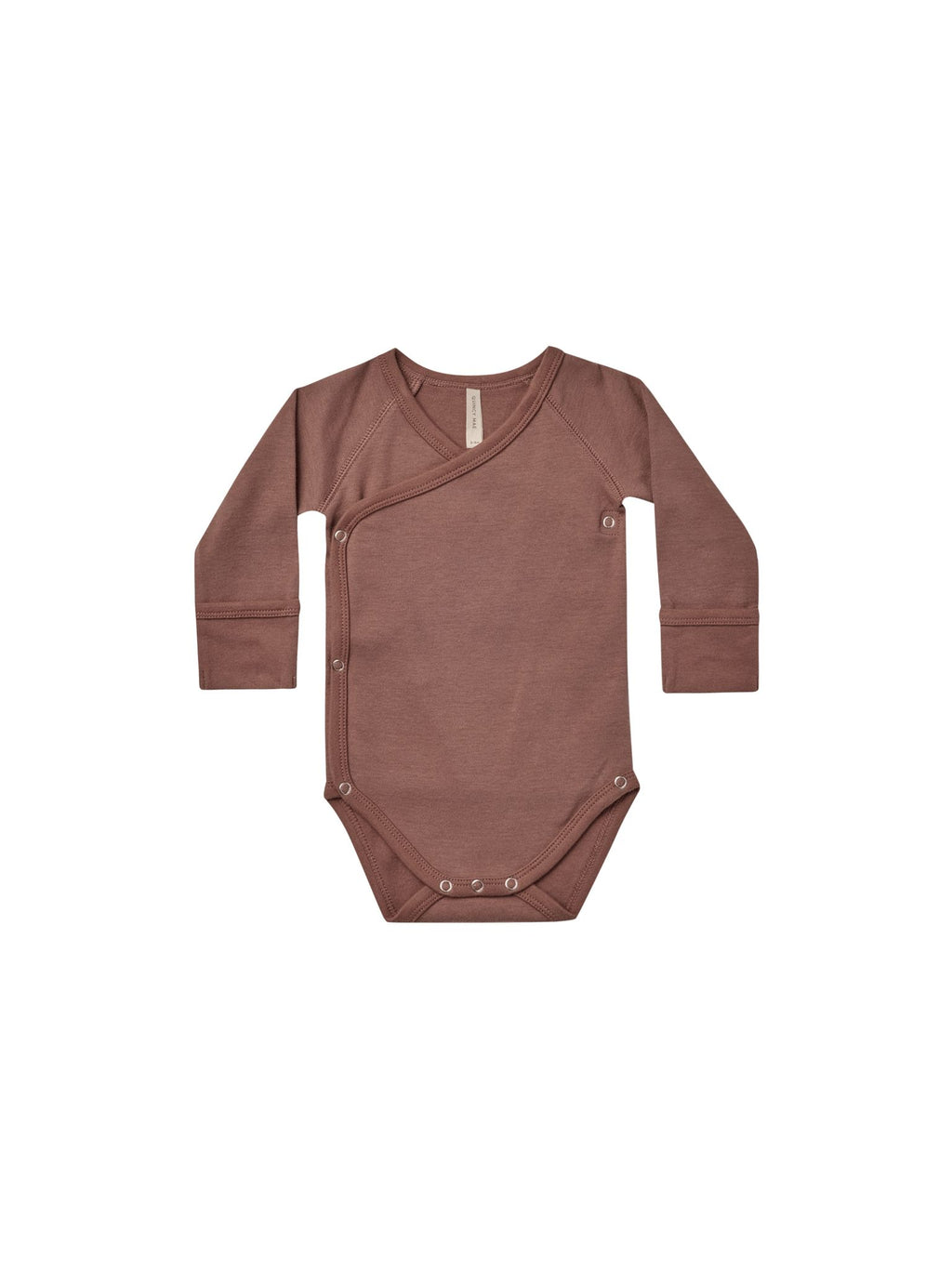Quincy Mae jersey bodysuits, 2-pack | ditsy bloom, pecan