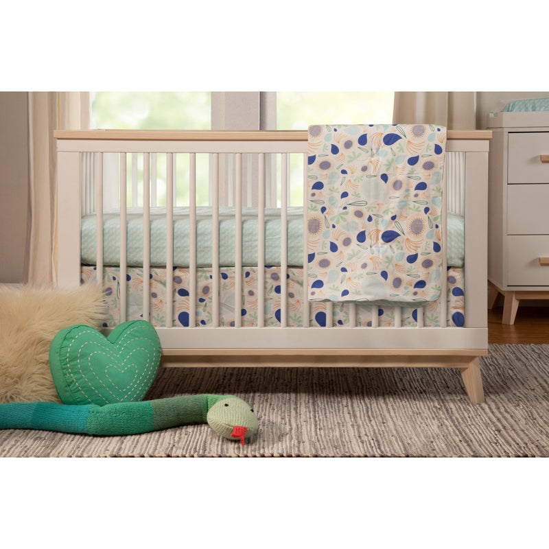 Babyletto Fleeting Flora 2-in-1 Play and Toddler Blanket