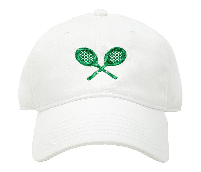 Harding Lane Kids Tennis Racquets On White Baseball Hat