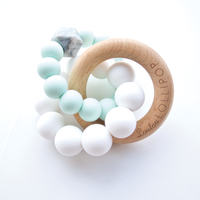 Loulou Lollipop Trinity Wood + Silicone Teether