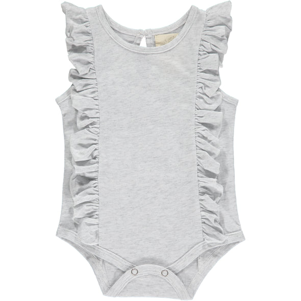 Vignette - Triple Pack Onesies - Grey/Blue/Ivory
