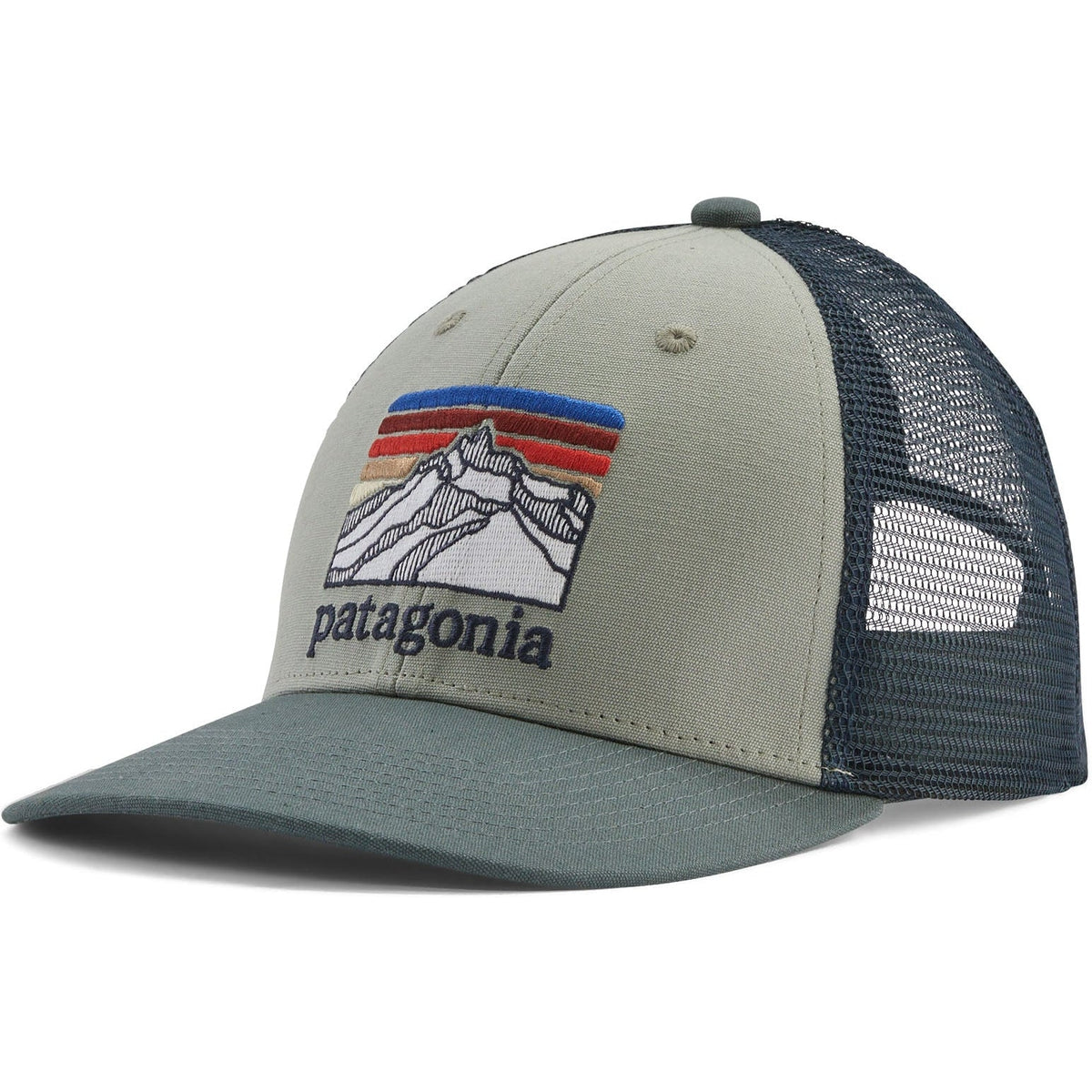Patagonia Line Logo Ridge LoPro Trucker Hat | Sleet Green