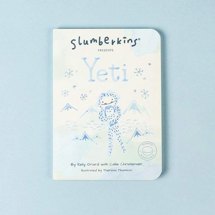 Slumberkins- Yeti Snuggler and book set- Mindfulness Collection