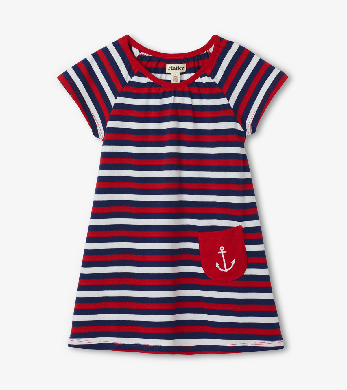 Hatley Tee Shirt Dress - Nautical Stripe