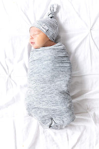 Copper Pearl Knit Swaddle Blanket - Asher