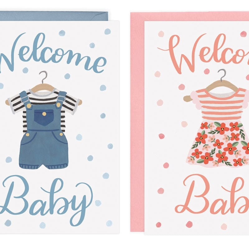 Love Light Paper Card - Welcome Baby Card