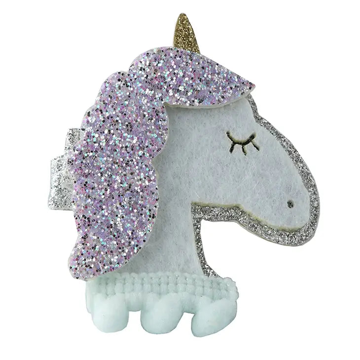 Sparkle Sisters Purple Unicorn Clip