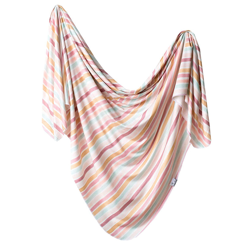 Copper Pearl Knit Swaddle Blanket - Belle