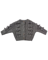 Rylee & Cru Bobble Cardigan - Washed Indigo