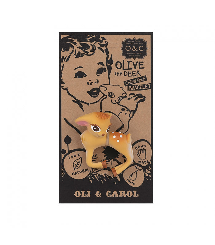 Oli & Carol Olive the Deer Bracelet Teether