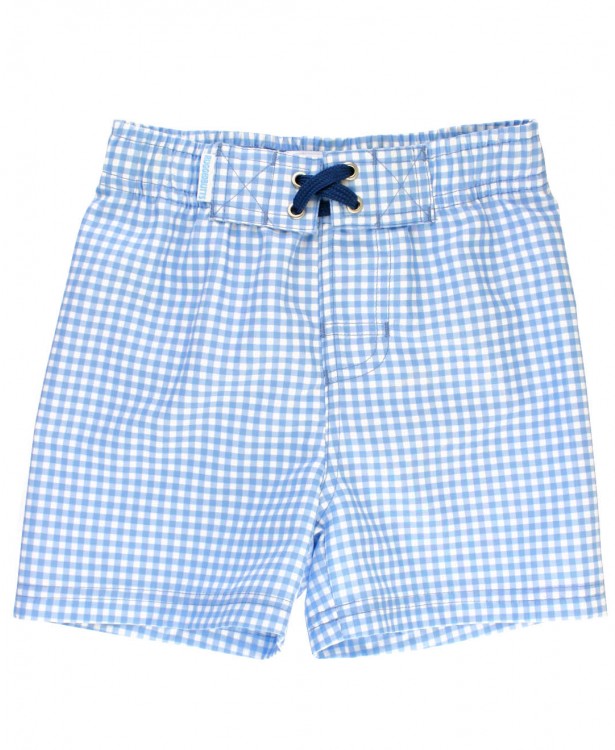 Rugged Butts Navy Gingham Check Board Short