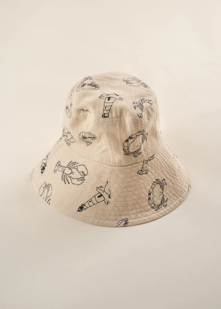 White Bucket Hat at Village Hat Shop