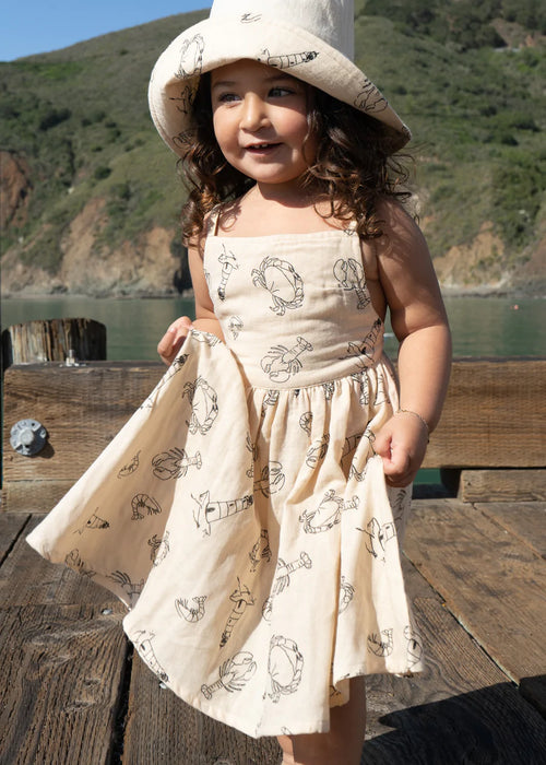 cotton muslin dress Sage Muslin Dress 10/11Y