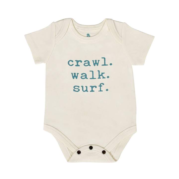 Finn + Emma Graphic Bodysuit - Crawl Walk Surf
