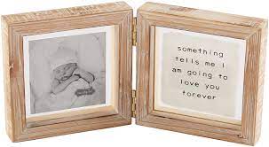 MUD PIE BABY FOREVER GLASS HINGED FRAME