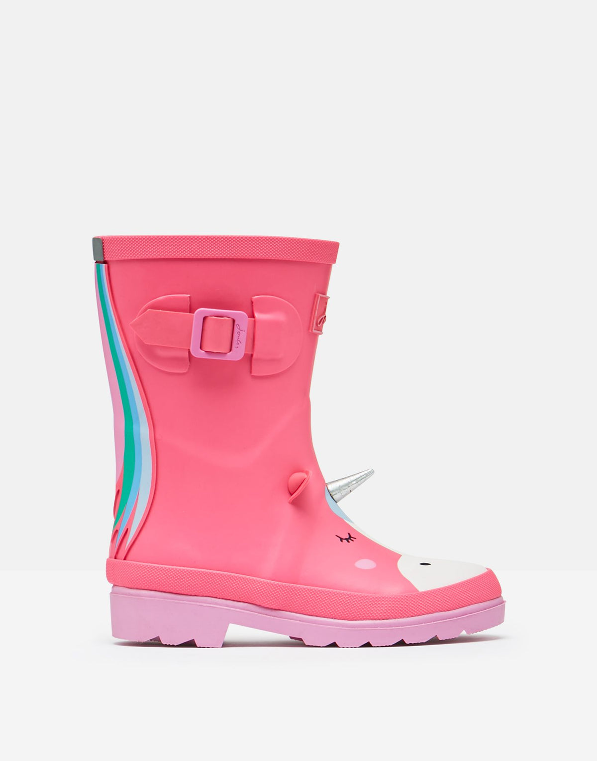 Joules Pink Unicorn Rain Boots