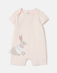 Joules Patch Organically Grown Cotton Artwork Romper
