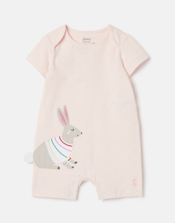 Joules Patch Organically Grown Cotton Artwork Romper