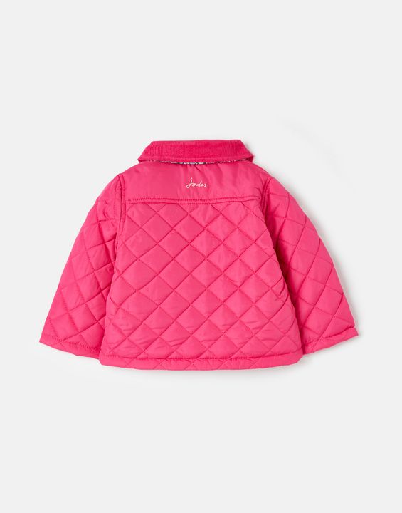 Joules Mabel Null Quilted Jacket- Bright Pink