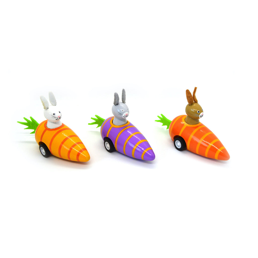Jack Rabbit Pull Back Bunny Carrot Racers
